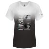 Women's V-Neck Ombre T-Shirt Thumbnail
